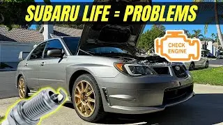 Check Engine Light, Engine Misfire, and a $6,000 Repair Bill. Neglected High Mileage STI Part 3