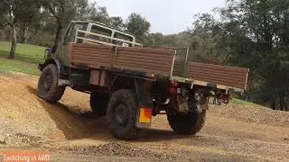 Channel-member only Unimog preview - powertrain modes