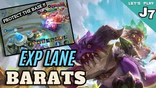 What a Long and Grueling Match! Exp Tank Build Barats Gameplay!