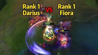 Rank 1 Darius vs Rank 1 Fiora, *4 SOLO KILLS*