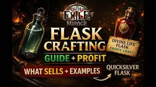 PoE Flask Crafting Guide — What Sells + Profit Examples