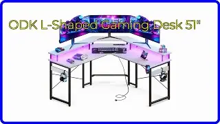 REVIEW (2024): ODK L-Shaped Gaming Desk 51". ESSENTIAL details.
