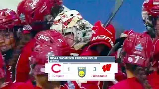Wisconsin Beat Colgate to Go to 2024 Women's Frozen Four National Championships (FULL CLIP)