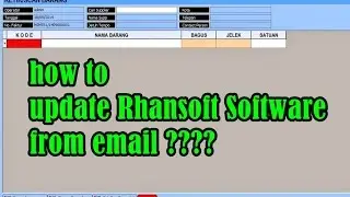Tutorial: how to update rhansoft software from email