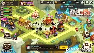 Last Coupon code event