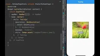 Tooltip in flutter