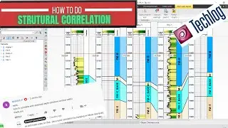 How to Create Structural positions of the Wells in Techlog || Techlog Tutorial ||