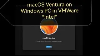 How to Install macOS Ventura ON Windows PC in VMWare INTEL CPU **Easy Tutorial**