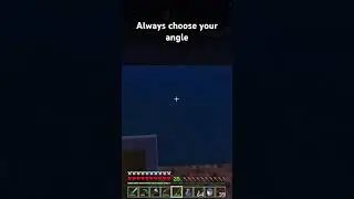 Always choose your angle