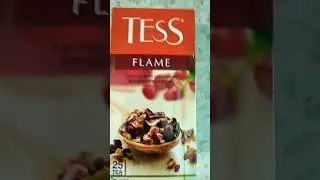 чай tess flame  со вкусом земляники и розового перца