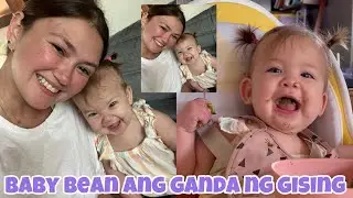 BABY BEAN ANG GANDA NG GISING NAKA SMILE AGAD KAY MOMMY ANGELICA MARUNONG NADIN KUSAPIN SI BB BEAN