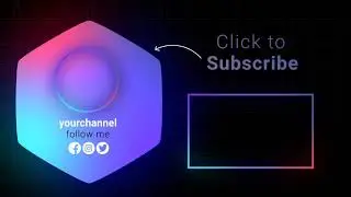 Top 5 Trendy Youtube End Screen Templates | 5 Best Youtube Outro Template | No copyright | free to u