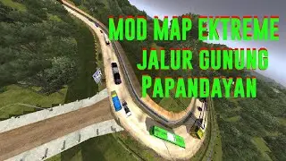 SHARE MOD MAP JALUR GUNUNG EXTREME |BUSSID v3.7.1#bussid #bussimulatorindonesia #mod