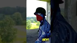 Spiderman VS. Venom Funny Nerf | #shorts