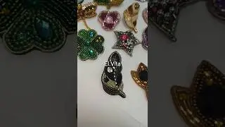 Броши ручной работы ~El.Vita~ https://vk.com/ellavita #броши #броширучнойработы #брошиизбисера