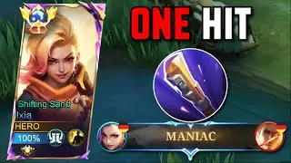 IXIA GOLDEN STAFF = ONE HIT ? | ixia best build 2024 - MLBB