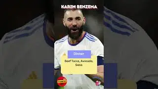 Karim Benzema Snack Choices #KarimBenzema #NutritionTips #shorts