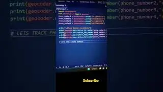 Track Phone Location using python 