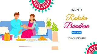 Raksha Bandhan 2D Vector Slideshow Animation After Effects Template