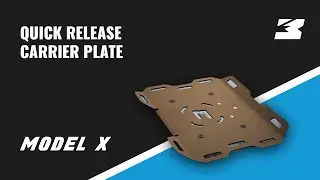 MODEL-X MOTORCYCLE PLATE - Quick release carrier plate [MYTECH]
