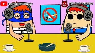 podcast bersama hacker // animasi // kartun