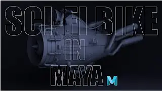 Maya 3d Modeling | Futuristic Sci-Fi Bike | Maya 2022