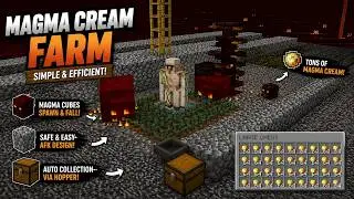 Simple Nether Roof Magma Farm - 2,000+ Items/Hour!