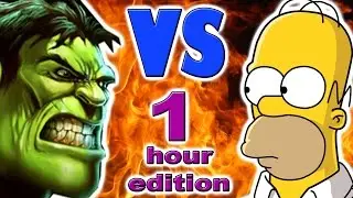 Hulk vs Homer Simpson 1 hour version