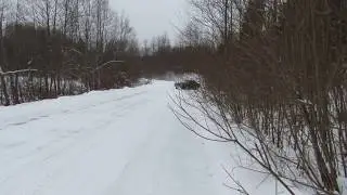 занос на BMW E34