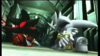 Upside down Shadow the hedgehog