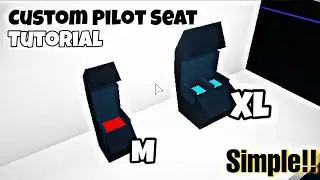 Plane Crazy Custom Pilot Seat [Tutorial] - CrazyWorks