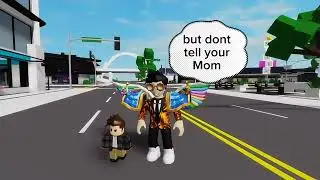 Child requests a drink from his father. FT Roblox Short Story