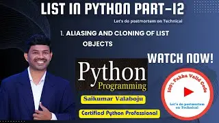 54..Aliasing & Cloning Lists in Python Part-12– Key Differences Explained!