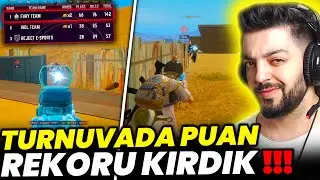 TURNUVADA PUAN REKORU KIRDIK !! PUBG Mobile