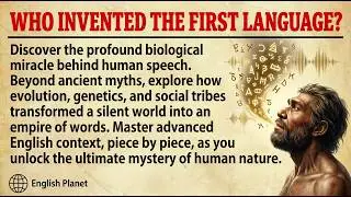 Learn English Through Story: Who Invented the First Language?