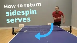 How to return different types of sidespin serve