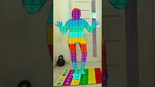Живой Поп Ит - Человек Pop IT #shorts