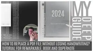 How To Replace a PDF File Without Losing Your Handwriting? A Remarkable, Boox, and Supernote Guide