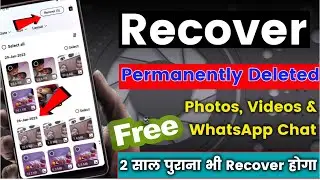 Recover Deleted Photos, Videos & WhatsApp Chat from Any Phone.