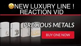 NEW Zippo Precious Metal Reaction Video