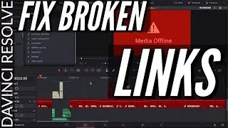 How To Relink Footage in Davinci Resolve 15