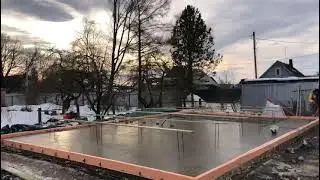 Заливка бетона в Гатчинском районе