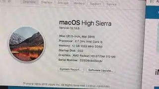 2011 iMac - El Capitan vs High Sierra
