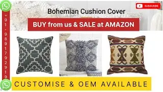 Bohemian Cushion covers | Kilim Cushions | Sale at Amazon | Home Textile | Home Decor | Rugs