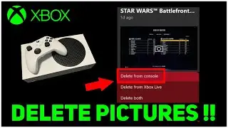 Xbox How to DELETE Pictures!