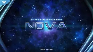 StreamSpell | Nova Stream Package │ Twitch Overlays for OBS Studio, Streamlabs