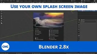 Blender 2.8x: Use your own splash screen image