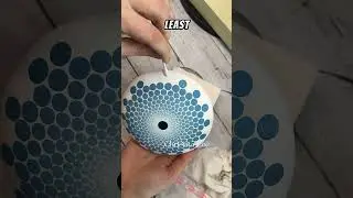 Sacred geometry stone. Evil eye in the works 🧿