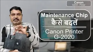 How to change Canon Maintenance Cartridge | G2020