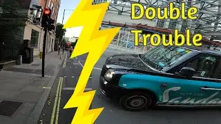 Black cab driver makes two big mistakes and earns double points